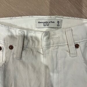 Abercrombie White Skinny Jeans